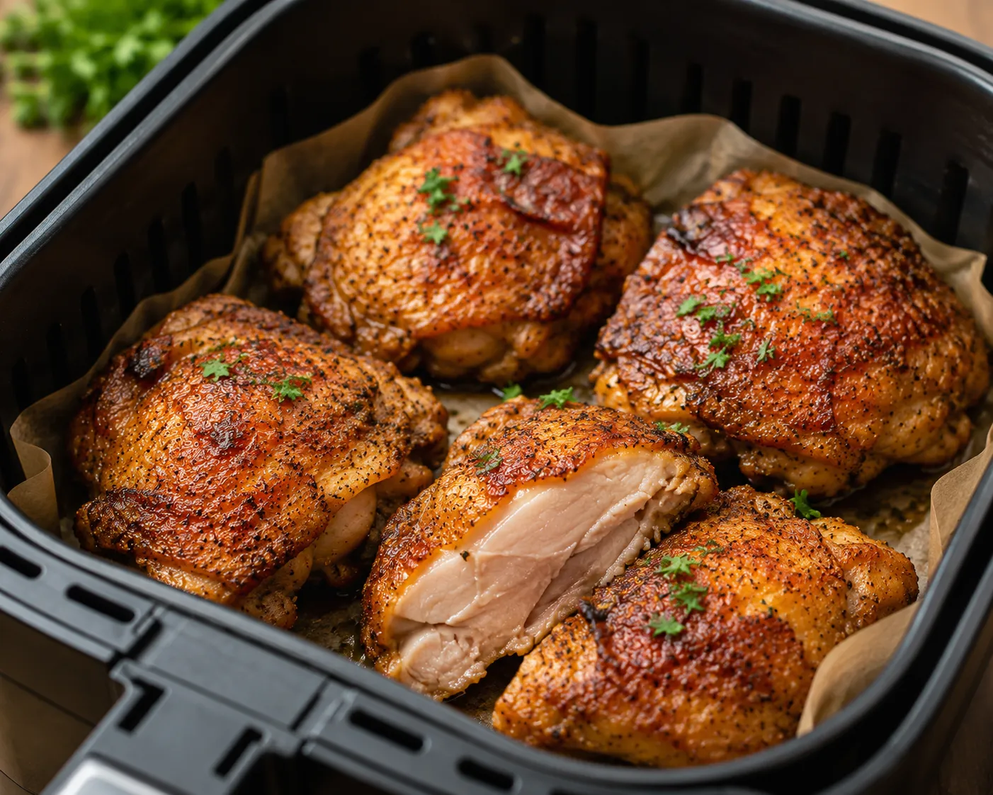 Crispy Chicken Thighs