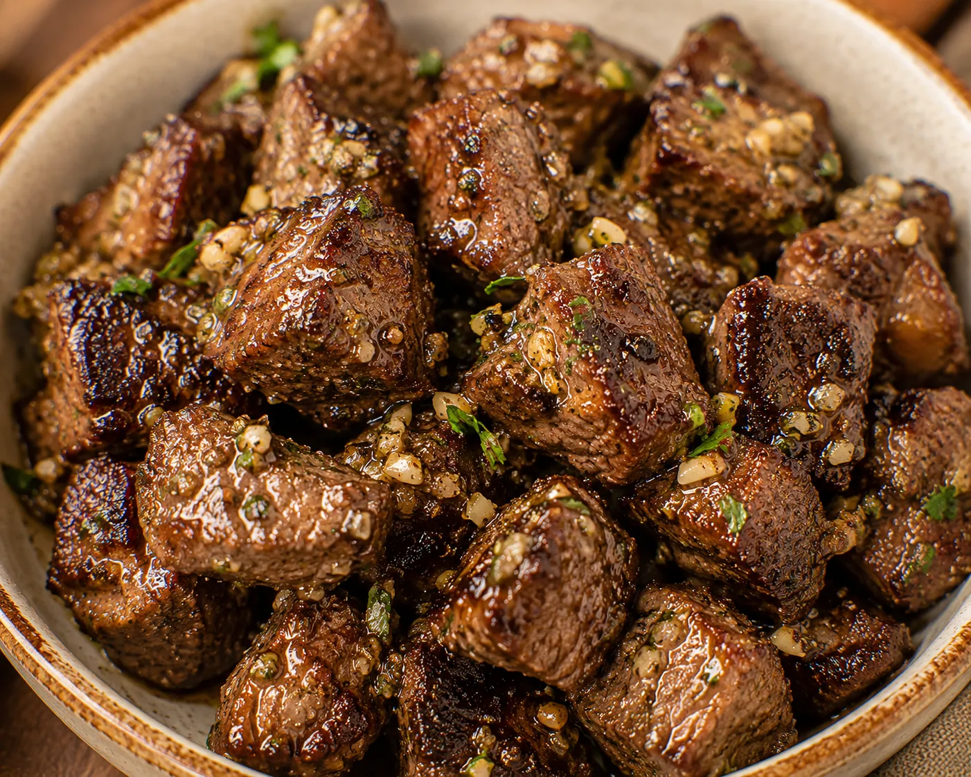 Garlic Butter Steak Bites