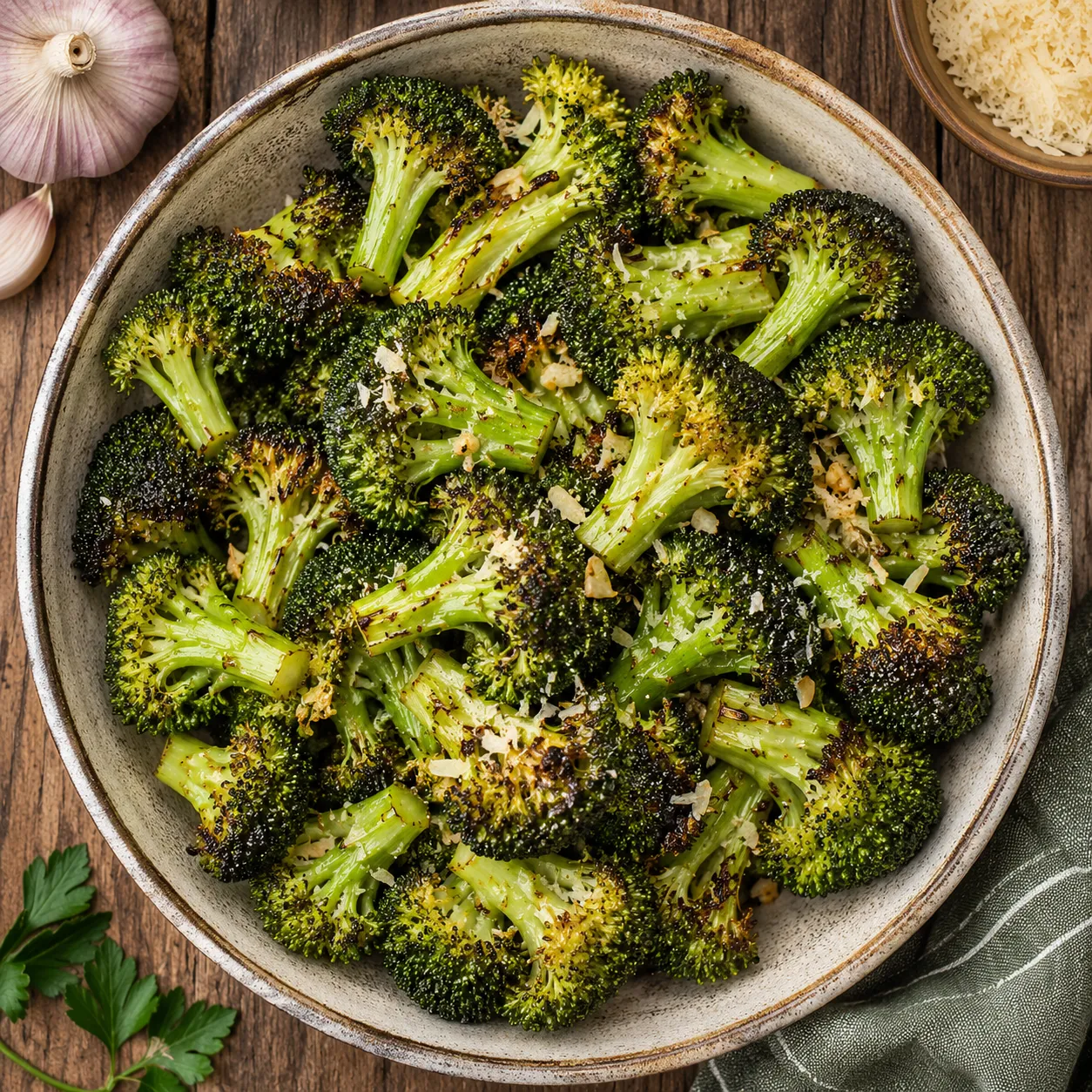 Garlic Parmesan Broccoli